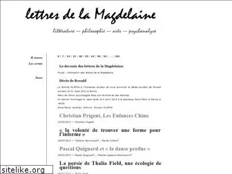 lettre-de-la-magdelaine.net