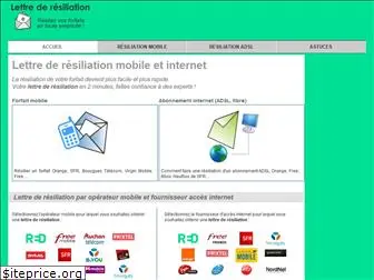 lettre-de-resiliation.fr