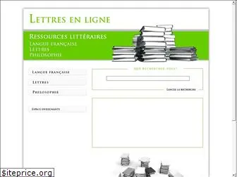 lettresenligne.net