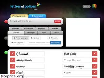 lettresetpolices.com