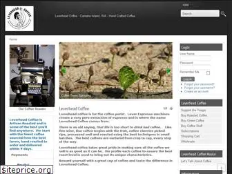 leverheadcoffee.com