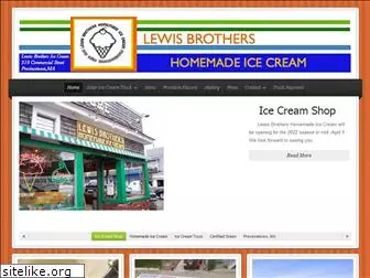 lewisbrothersicecream.com