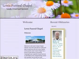 lewisfuneralchapel.net