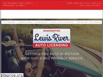 lewisriverautolicensing.com