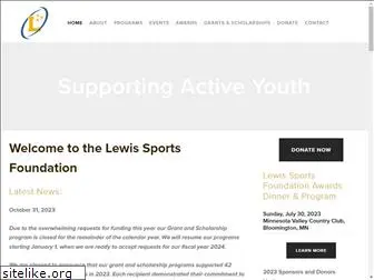 lewissportsfoundation.com