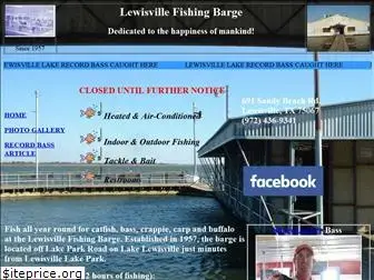 lewisvillefishingbarge.com