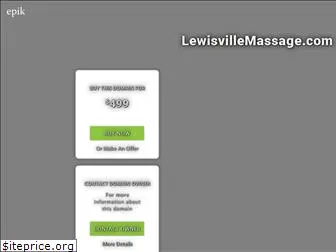 lewisvillemassage.com