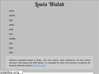 lewiswalsh.com