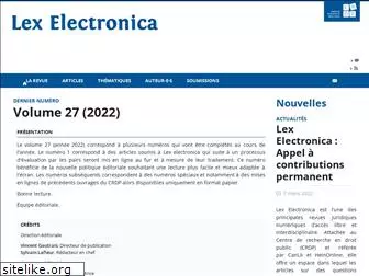 lex-electronica.org