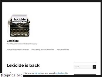 lexicide.com