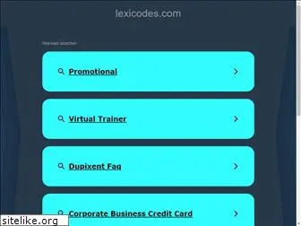 lexicodes.com