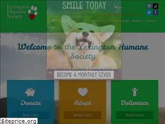 lexingtonhumanesociety.org