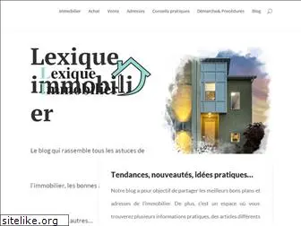 lexique-immobilier.com