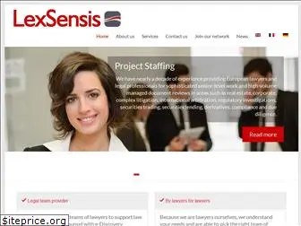 lexsensis.com