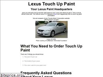lexustouchuppaint.com