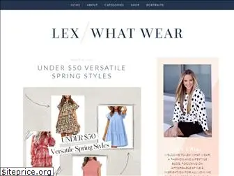 lexwhatwear.com
