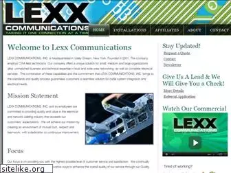 lexxcommunications.com