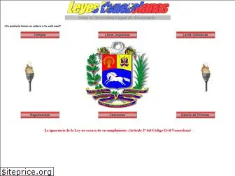 leyesvenezolanas.com