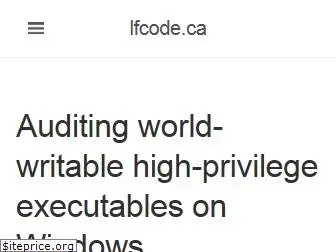 www.lfcode.ca