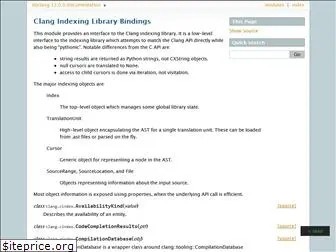 libclang.readthedocs.io