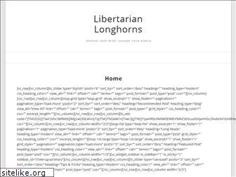 libertarianlonghorns.com