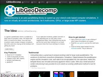 libgeodecomp.org