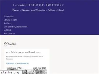 librairie-pierre-brunet.fr