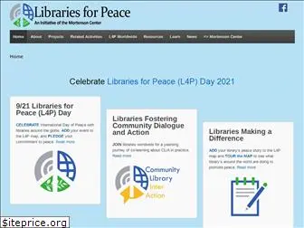 librariesforpeace.org