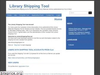 libraryshippingtool.ca