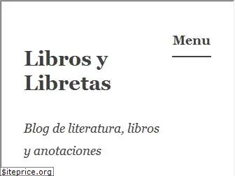 librosylibretas.com