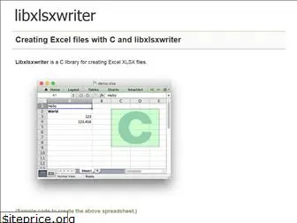 libxlsxwriter.github.io