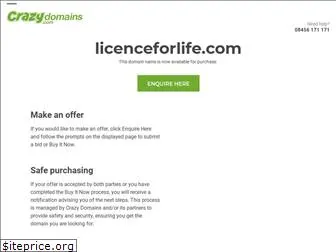 licenceforlife.com