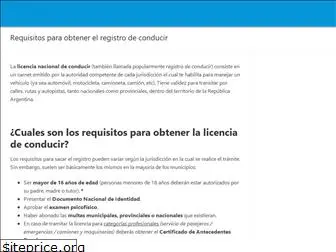 licenciadeconducir.com.ar