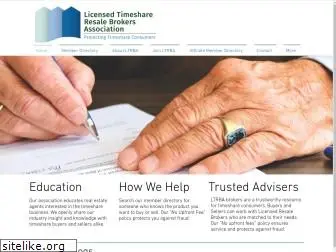 licensedtimeshareresalebrokers.org