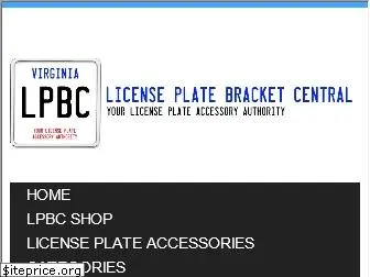 licenseplatebracketcentral.com