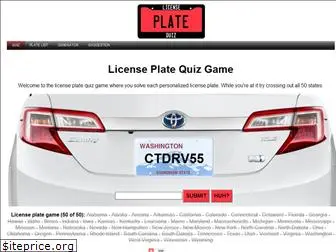 licenseplatequiz.com