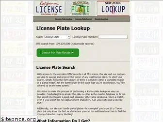 licenseplateslookup.com