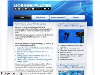 licenseplatesrecognition.com