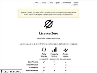 licensezero.com