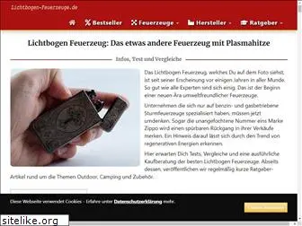 lichtbogen-feuerzeuge.de