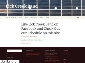 lickcreekband.com