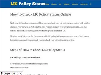 www.licpolicystatus.org