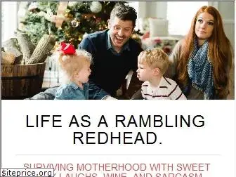 lifeasaramblingredhead.com