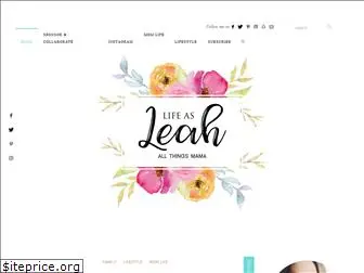 lifeasleah.net