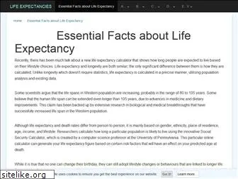 lifeexpectancies.org