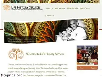 lifehistoryservices.com