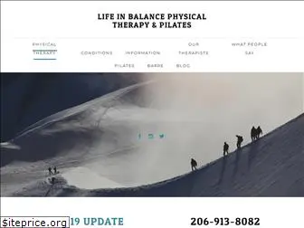 lifeinbalancephysicaltherapy.com