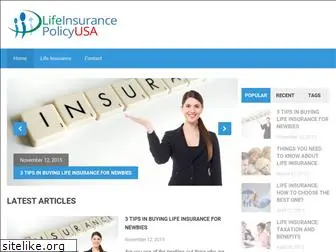 lifeinsurancepolicyusa.com