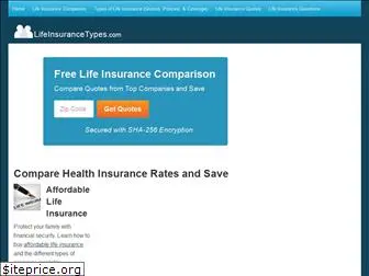 lifeinsurancetypes.com