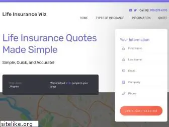 lifeinsurancewiz.com